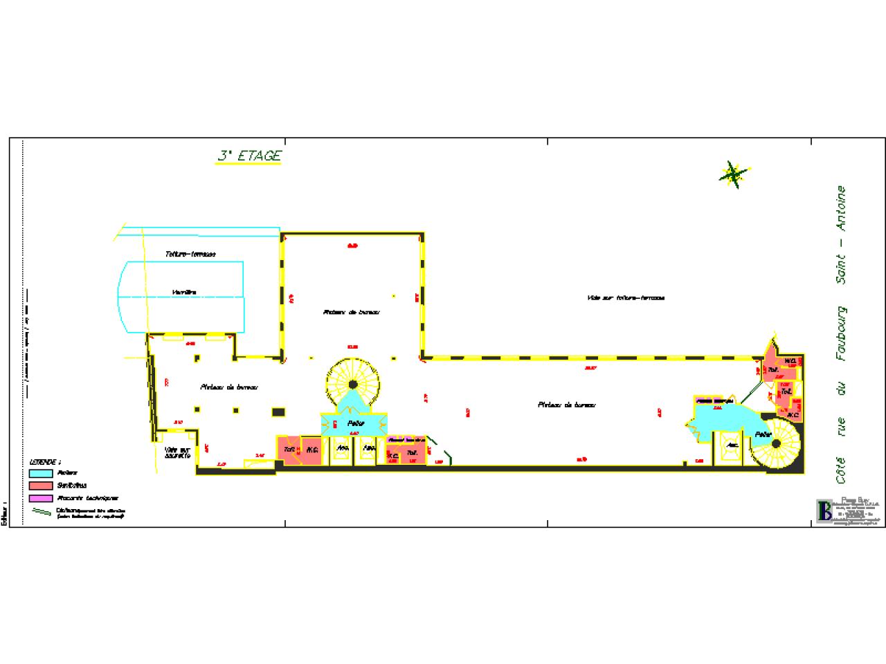 Bureau Paris 1424m² Location bureau Paris OLBUR2425055 8